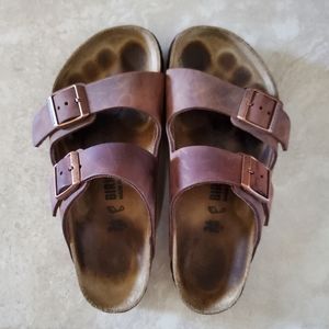 Birkenstock arizona leather in habana
